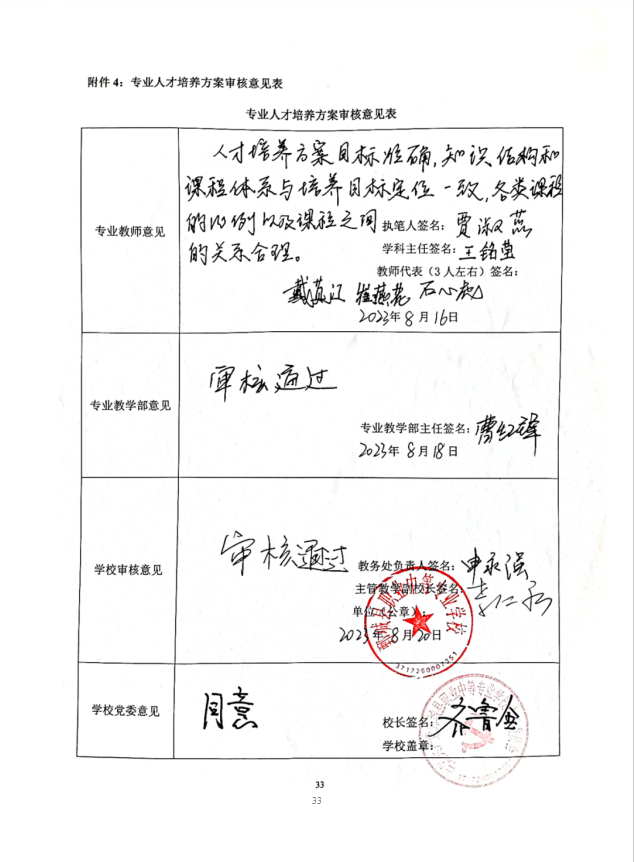 数字媒体技术应用专业人才培养方案 -新版